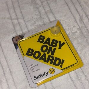 Safety 1st Baby on Board Sign